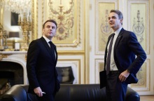 Συνάντηση Μητσοτάκη-Μακρόν: Ισχυρή η συνεργασία των δύο χωρών σε Ανατολική Μεσόγειο