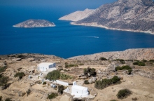 Αμοργός, νησι, θαλασσα, σπιτια, ουρανος