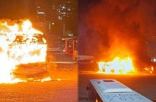 λεωφορειο φλεγεται