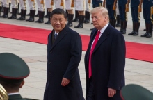 Ο Ντόναλντ Τραμπ και ο Κινέζος πρόεδρος Σι Τζινπίνγκ στο Πεκίνο, 9 Νοεμβρίου 2017