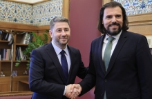 Συνάντηση του Προέδρου του ΠΑΣΟΚ - Κινήματος Αλλαγής, Νίκου Ανδρουλάκη με τον Πέτρο Παππά