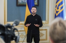 Ο Ουκρανός πρόεδρος, Βολοντίμιρ Ζελένσκι