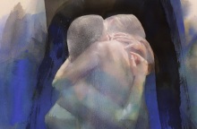 Έργο του Βαγγέλη Ρήνα από την έκθεση «Πνοή» στην Γκαλερί Σκουφά