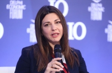 Η υπουργός Παιδείας, Σοφία Ζαχαράκη 