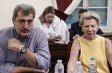 Παύλος Πολάκης και Έλενα Ακρίτα