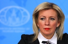 Η εκπρόσωπος του ρωσικού υπουργείου Εξωτερικών, Μαρία Ζαχάροβα 