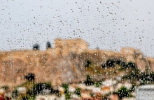 βροχη, ακροπολη