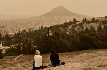 Αφρικανική σκόνη πάνω απο την Αθήνα