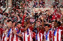 Στον ουρανό του ΟΑΚΑ το Κύπελλο Ελλάδας - Σφράγισε το θρυλικό νταμπλ ο Ολυμπιακός