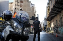 Το σημείο της έκρηξης βόμβας στη Θεσσαλονίκη