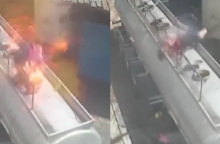 Εργαζόμενος εκσφενδονίστηκε μετά έκρηξη σε καπάκι βυτιοφόρου – Καταγγελίες για τα μέτρα ασφαλείας