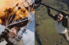 Ο Τομ Κρουζ μπήκε στα Ρεκόρ Γκίνες - Έπεσε με φλεγόμενο αλεξίπτωτο 16 φορές για το νέο «Mission: Impossible»