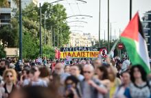 Συγκέντρωση διαμαρτυρίας στην ισραηλινή πρεσβεία για την κατάληψη του πλοίου Madleen