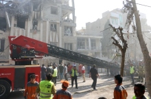 Ιράν, συντριμμια κτιριου