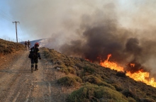 Φωτιά στη Χίο