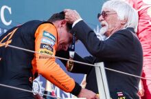 Μετά από 40 χρόνια στην Formula 1 ο Μπέρνι Έκλστοουν βρέθηκε για πρώτη φορά στο podium στα 94 του