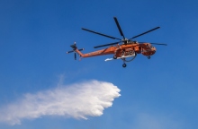 Φωτιά, ελικοπτερο