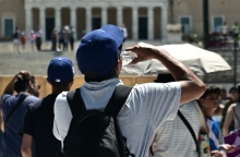 καύσωνας, περαστικοι