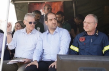 O Γιάννης Κεφαλογιάννης παρακολουθεί την άσκηση «ΔΙΑ ΠΥΡΟΣ 2025»