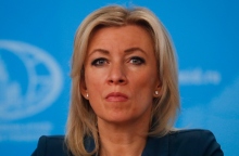 Η εκπρόσωπος του ρωσικού υπουργείου Εξωτερικών Μαρία Ζαχάροβα 