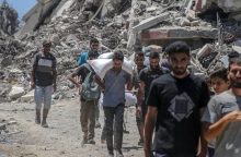 κατοικοι Γάζας, ερειπια