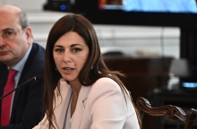 Η υπουργός Παιδείας, Θρησκευμάτων και Αθλητισμού, Σοφία Ζαχαράκη