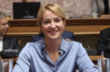 Η εκπρόσωπος Τύπου της ΝΔ Αλεξάνδρα Σδούκου