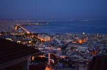 Η θέα από το Βυζάντιο Sky Bar