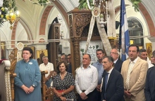 Η Υπουργός Πολιτισμού Λίνα Μενδώνη εκπροσώπησε την Ελληνική Κυβέρνηση στις εορταστικές εκδηλώσεις της 5ης Αυγούστου για την 201η επέτειο, από τη Ναυμαχία της Σάμου