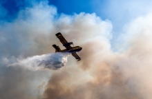 Φωτιά, αεροπλανο