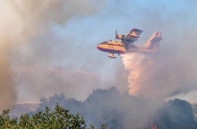Φωτιά, αεροπλανο