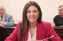 Η υπουργός Παιδείας, Θρησκευμάτων και Αθλητισμού Σοφία Ζαχαράκη 