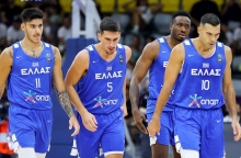 Παναγιώτης Καλαϊτζάκης, Θανάσης Αντετοκούνμπο, Κώστας Σλούκας και Γιαννούλης Λαρεντζάκης