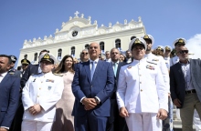Ο υπουργός Εθνικής Άμυνας Νίκος Δένδιας στην Τήνο