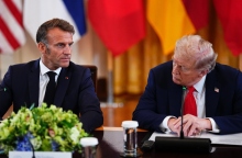 Μακρόν και Τραπμ στον Λευκό Ολικο