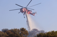 Φωτιά, ελικοπτερο