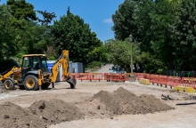 Έργα ανάπλασης στην λεωφόρο Βασιλίσσης Όλγας