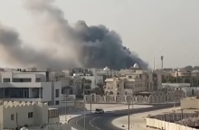 εκρηξη, καπνοι, σπιτια