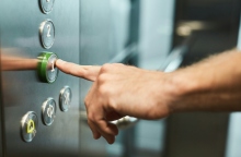 ανελκυστήρας, χερι, κουμπια