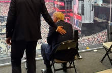 Ο Ντόναλντ Τραμπ στην κηδεία του Τσάρλι Κερκ