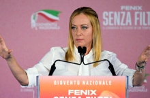 Η πρωθυπουργός της Ιταλίας, Τζόρτζια Μελόνι 