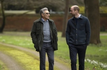 Ο Πρίγκιπας Γουίλιαμ με τον Γιουτζίν Λεβί 