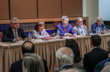 ΠΑΡΟΥΣΙΑΣΗ ΤΟΥ ΒΙΒΛΙΟΥ ΤΟΥ ΤΑΣΟΥ ΓΙΑΝΝΙΤΣΗ "ΕΛΛΑΔΑ, 1953 - 2024. ΧΡΟΝΟΣ ΚΑΙ ΠΟΛΙΤΙΚΗ ΟΙΚΟΝΟΜΙΑ" (ΓΙΩΡΓΟΣ ΚΟΝΤΑΡΙΝΗΣ/EUROKINISSI)