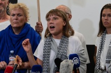 Γκρέτα Τούνμπεργκ στο «Ελ. Βενιζέλος»: Τα κράτη έχουν νομική υποχρέωση να αποτρέψουν και να σταματήσουν μια γενοκτονία