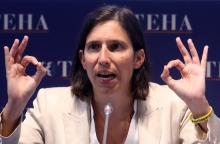 Η γραμματέας του ιταλικού κεντροαριστερού Δημοκρατικού Κόμματος, Έλι Σλάιν