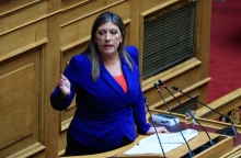 Η πρόεδρος της Πλεύσης Ελευθερίας, Ζωή Κωνσταντοπούλου 