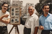 Ο Διονύσης Σαββόπουλος και ο Μάνος Λοΐζος στο Ντορέ