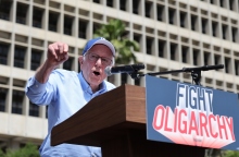 Ο γερουσιαστής των ΗΠΑ, Μπέρνι Σάντερς 