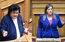 Κόντρα Κανέλλη-Κωνσταντοπούλου στη Βουλή: «Παράσημο η μήνυση» - «Επί χούντας έκανες καριέρα»
