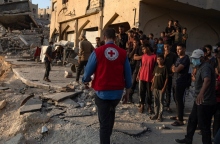 Γάζα, ερυθρος σταυρος